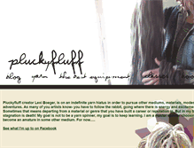Tablet Screenshot of pluckyfluff.com